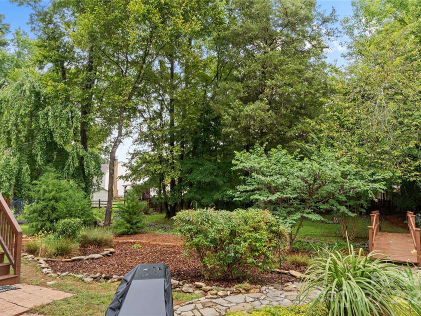 3121 Spring Fancy Lane, Indian Trail, NC 28079.  MLS# CAR4289656, YatesRealty ID 34973. Back yard