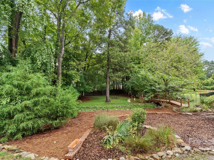 3121 Spring Fancy Lane, Indian Trail, NC 28079.  MLS# CAR4289656, YatesRealty ID 34973. Back yard