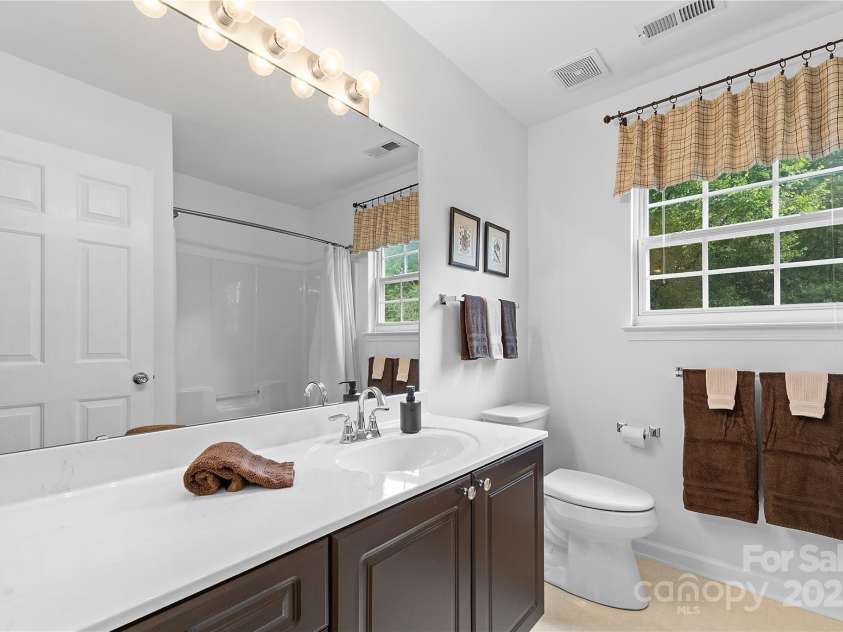 3121 Spring Fancy Lane, Indian Trail, NC 28079.  MLS# CAR4289656, YatesRealty ID 34973. Secondary full bath upstairs