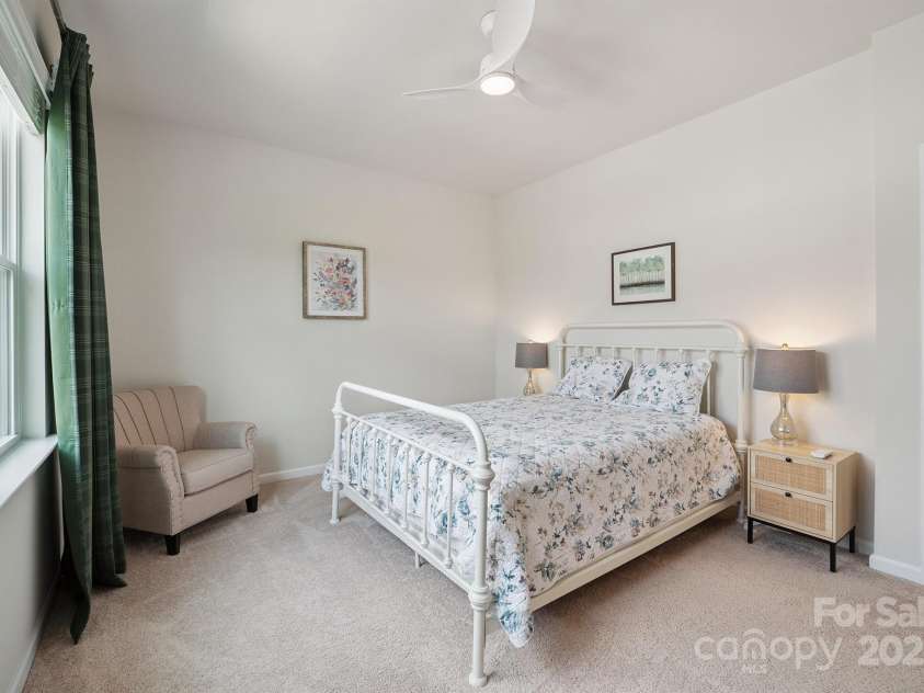 3161 Baines Court, Kannapolis, NC 28081.  MLS# CAR4283103, YatesRealty ID 34980. Spacious Secondary Bedroom on upper level with ceiling fan/light & nice natural light!