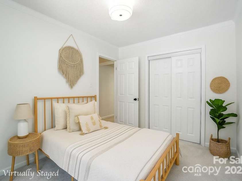 3921 Lake Road, Charlotte, NC 28269.  MLS# CAR4272697, YatesRealty ID 34981. Bedroom #2 - Virtually Staged