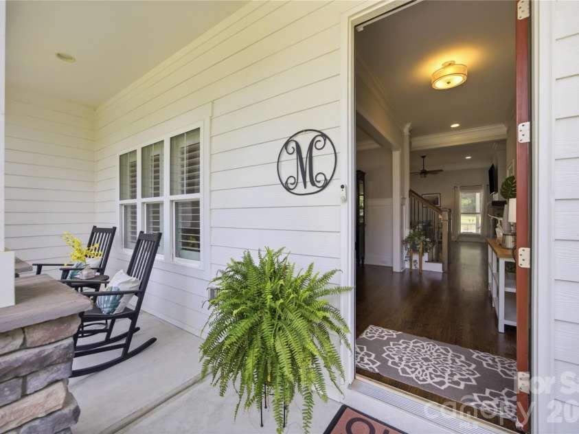7478 Brotherton Road, Denver, NC 28037.  MLS# CAR4399336, YatesRealty ID 34984. Covered front porch