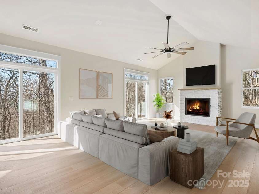 296 Carriage Summitt Way, Hendersonville, NC 28791.  MLS# CAR4325978, YatesRealty ID 3499. Digitally Staged