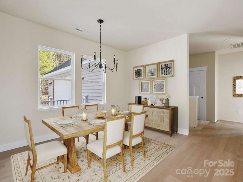 296 Carriage Summitt Way, Hendersonville, NC 28791.  MLS# CAR4325978, YatesRealty ID 3499. Digitally Staged