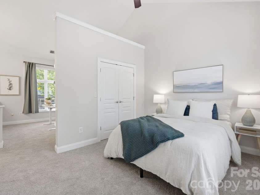 906 Garden District Drive, Charlotte, NC 28202.  MLS# CAR4391842, YatesRealty ID 34995. Primary suite expands to a flex space