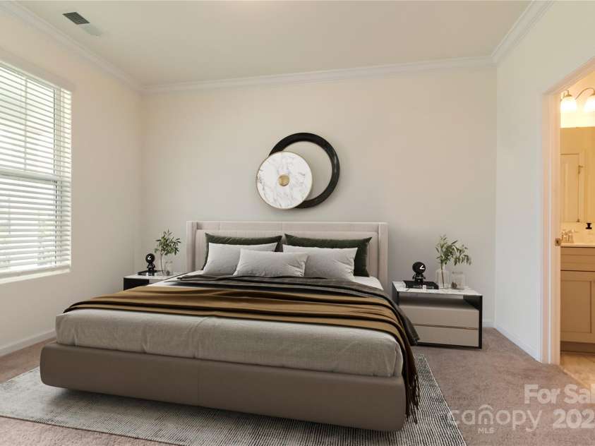 113 Dawn Run Loop, Mooresville, NC 28115.  MLS# CAR4311893, YatesRealty ID 34996. Downstairs room (virtually staged)