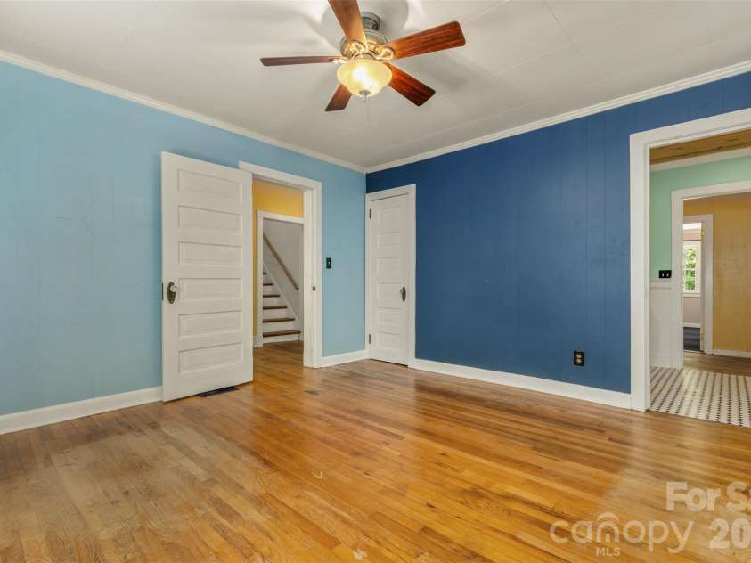 100 Cannon Drive, Hendersonville, NC 28792.  MLS# CAR4397088, YatesRealty ID 34998. Main Level Bedroom 1