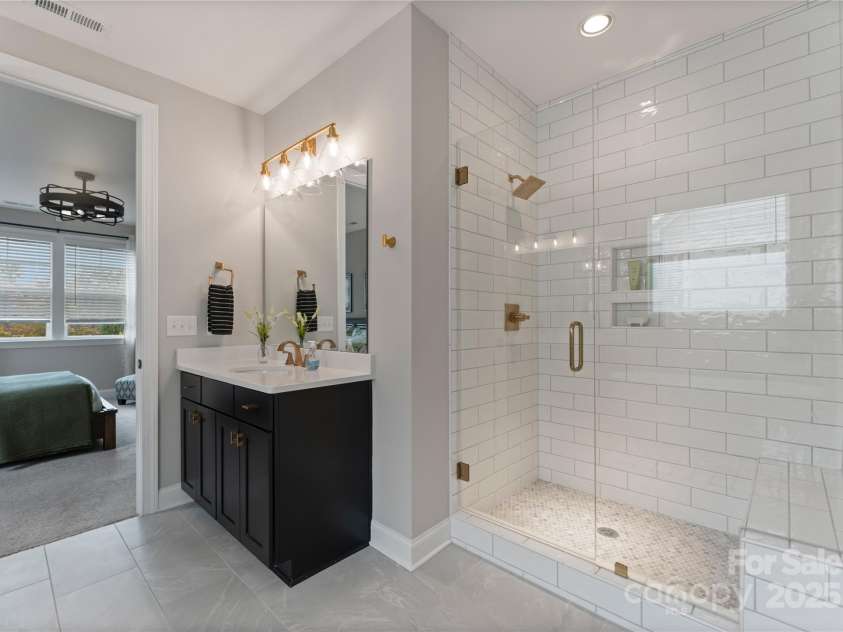 13630 Tranquil Day Drive, Matthews, NC 28105.  MLS# CAR4291117, YatesRealty ID 35000. Primary Bathroom