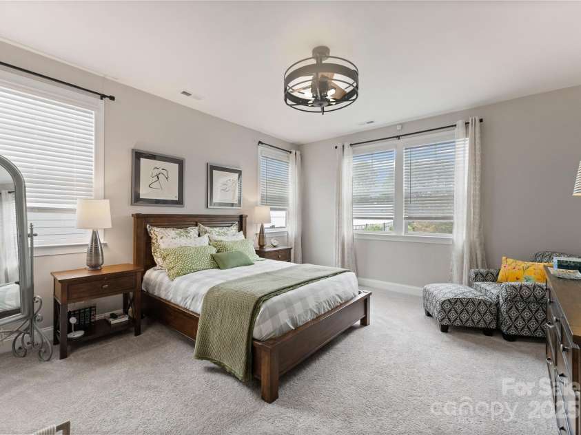 13630 Tranquil Day Drive, Matthews, NC 28105.  MLS# CAR4291117, YatesRealty ID 35000. Primary Bedroom