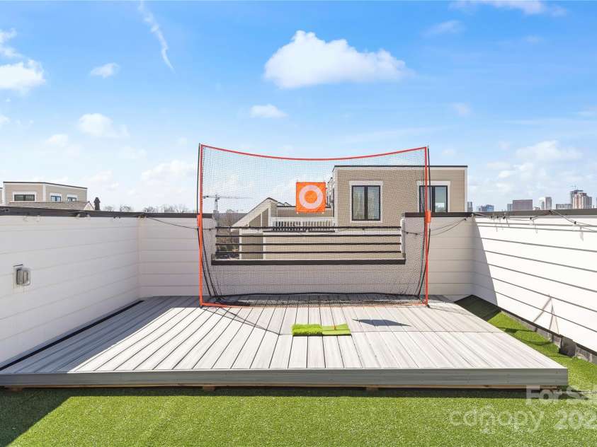 904 Van Every Street, Charlotte, NC 28205.  MLS# CAR4228481, YatesRealty ID 3501. Rooftop Terrace