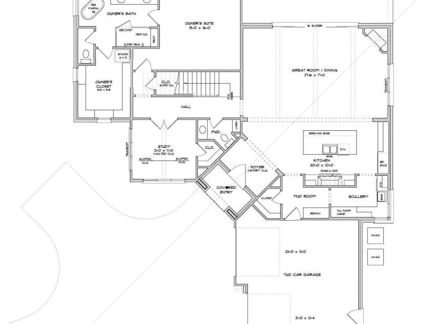 1226 Royal Prince Court, Charlotte, NC 28211.  MLS# CAR4349799, YatesRealty ID 35012. 1st floor floorplan