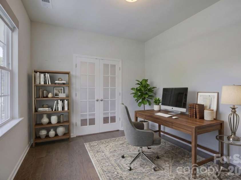 17812 New Mark Avenue, Charlotte, NC 28278.  MLS# CAR4387934, YatesRealty ID 35014. Virtually staged office