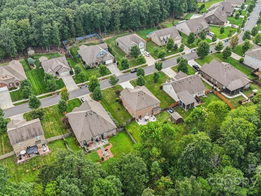 3922 Martele Drive, Mint Hill, NC 28227.  MLS# CAR4292629, YatesRealty ID 35015. Aerial