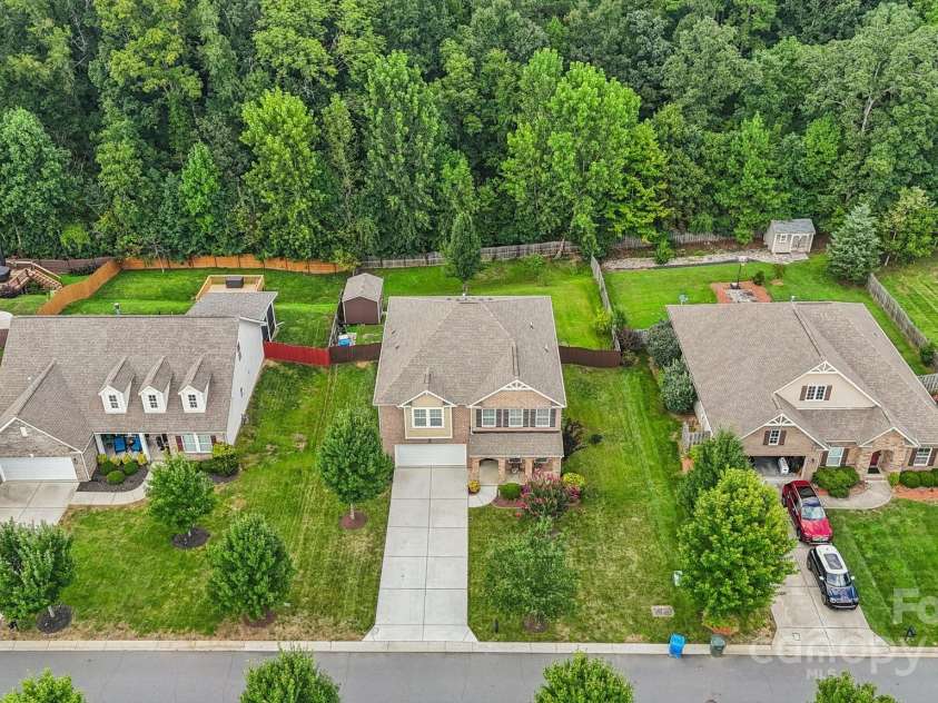 3922 Martele Drive, Mint Hill, NC 28227.  MLS# CAR4292629, YatesRealty ID 35015. Aerial