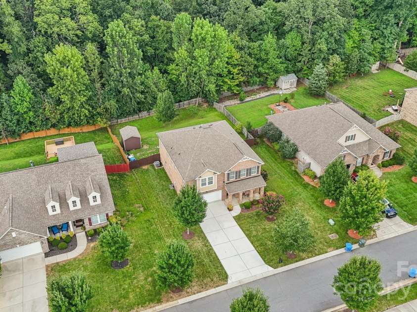 3922 Martele Drive, Mint Hill, NC 28227.  MLS# CAR4292629, YatesRealty ID 35015. Aerial