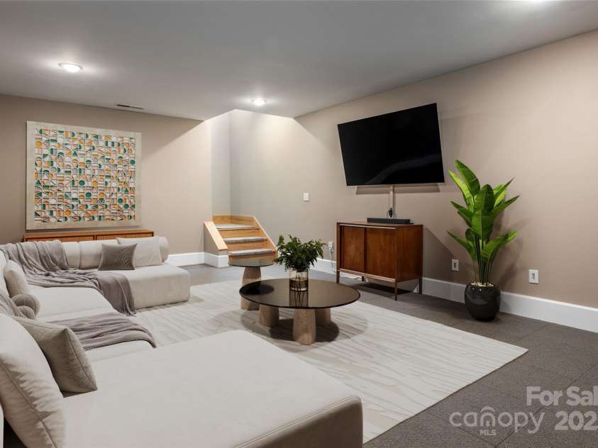 7 Bee Balm Way, Asheville, NC 28804.  MLS# CAR4290500, YatesRealty ID 35016. Digitally staged - bonus room in basement 