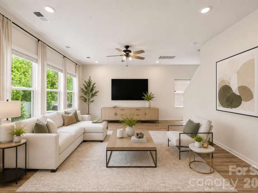 1160 Harland Street, Charlotte, NC 28216.  MLS# CAR4430535, YatesRealty ID 35025. Digitally staged