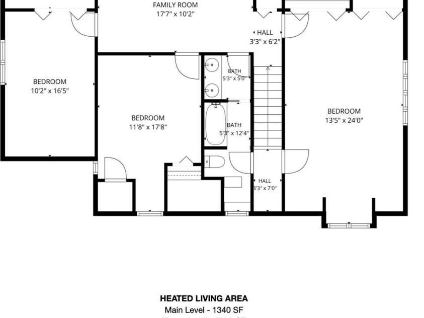 22 Meadow Brook Drive, Fletcher, NC 28732.  MLS# CAR4398596, YatesRealty ID 35029. 2nd Floor