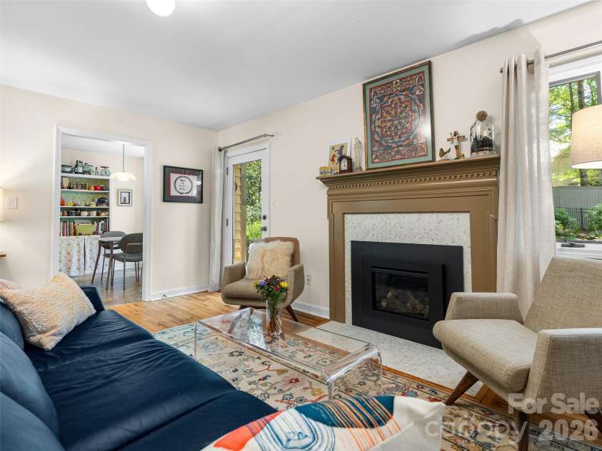 22 Meadow Brook Drive, Fletcher, NC 28732.  MLS# CAR4398596, YatesRealty ID 35029. Gas fireplace