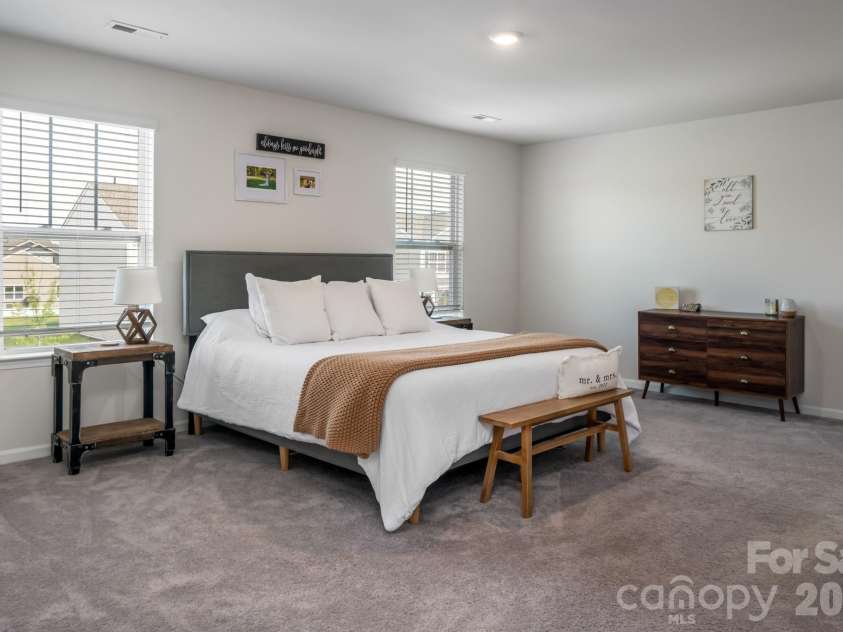 162 Wheatfield Road, Fletcher, NC 28732.  MLS# CAR4396521, YatesRealty ID 35030. Spacious Primary bedroom with walk in closet
