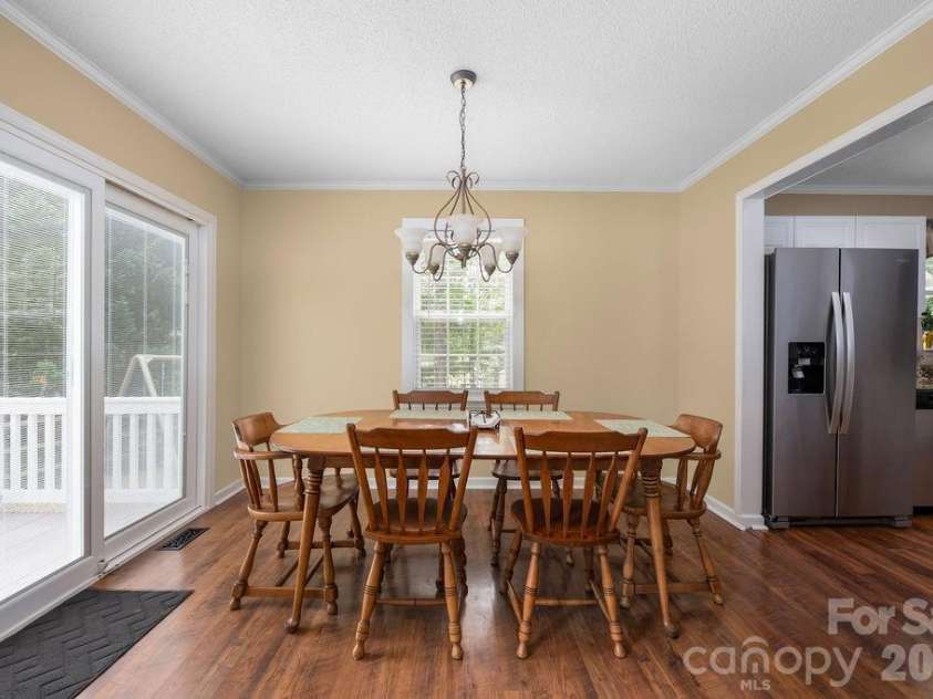 7734 Red Robin Trail, Denver, NC 28037.  MLS# CAR4398482, YatesRealty ID 35033. Dining Room (View from Living room)