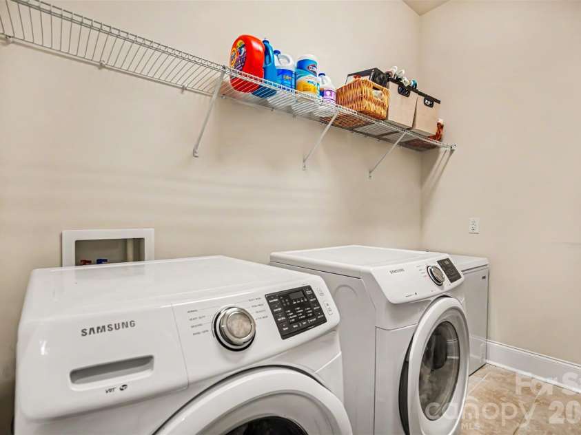 3605 Jumprock Road, Fort Mill, SC 29707.  MLS# CAR4391243, YatesRealty ID 35037. Nice laundry room