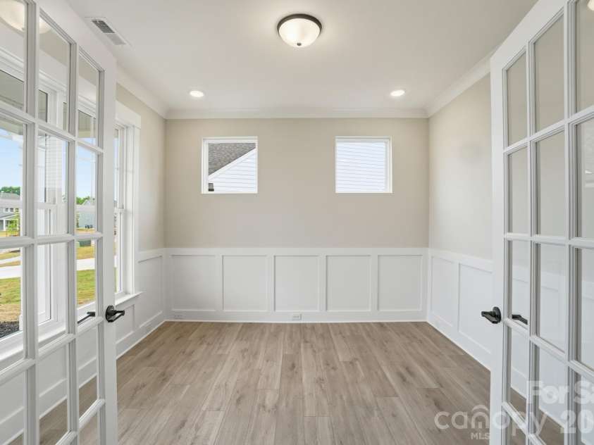 7144 Bil-Mar Drive, Harrisburg, NC 28075.  MLS# CAR4330715, YatesRealty ID 35039. Office with french doors