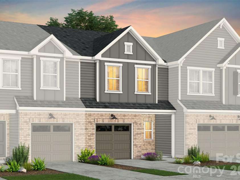 14010 Steller Street, Charlotte, NC 28269.  MLS# CAR4362935, YatesRealty ID 35040. Homesite #59; Landis Floor Plan; Rendering Elevation #4.
