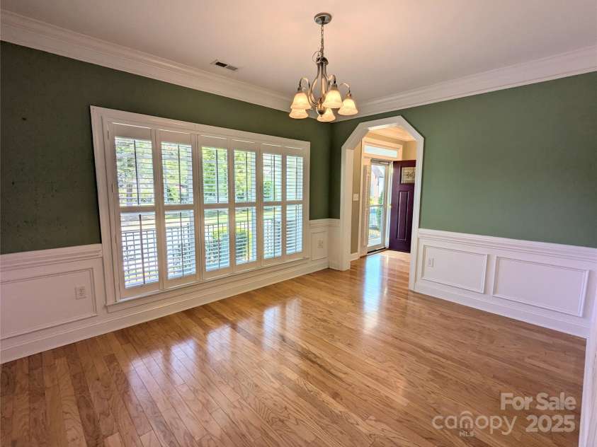 4416 Sages Avenue, Indian Trail, NC 28079.  MLS# CAR4293397, YatesRealty ID 35052. Dining Room with Gleaming Floors