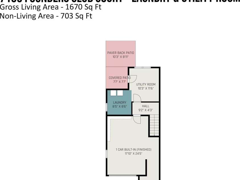 7103 Founders Club Court, Charlotte, NC 28269.  MLS# CAR4294615, YatesRealty ID 35061. 