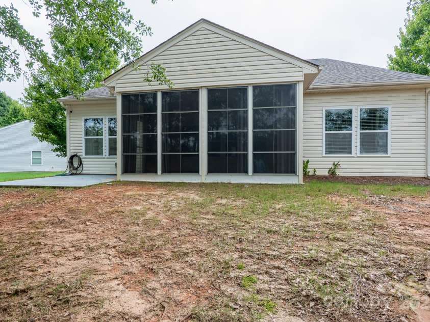 2496 Bergamot Street, Tega Cay, SC 29708.  MLS# CAR4288569, YatesRealty ID 35064. Back of home