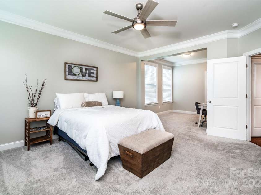 7052 Barnstone Court, Denver, NC 28037.  MLS# CAR4295531, YatesRealty ID 35068. Main Level Bedroom Suite