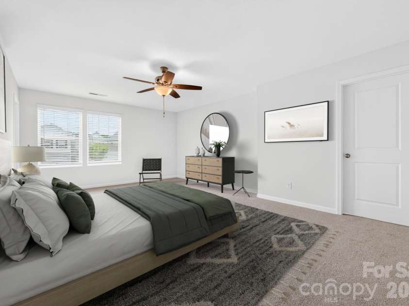 12551 Gotland Road, Midland, NC 28107.  MLS# CAR4396303, YatesRealty ID 35069. Spacious Primary Suite -  Virtually Staged