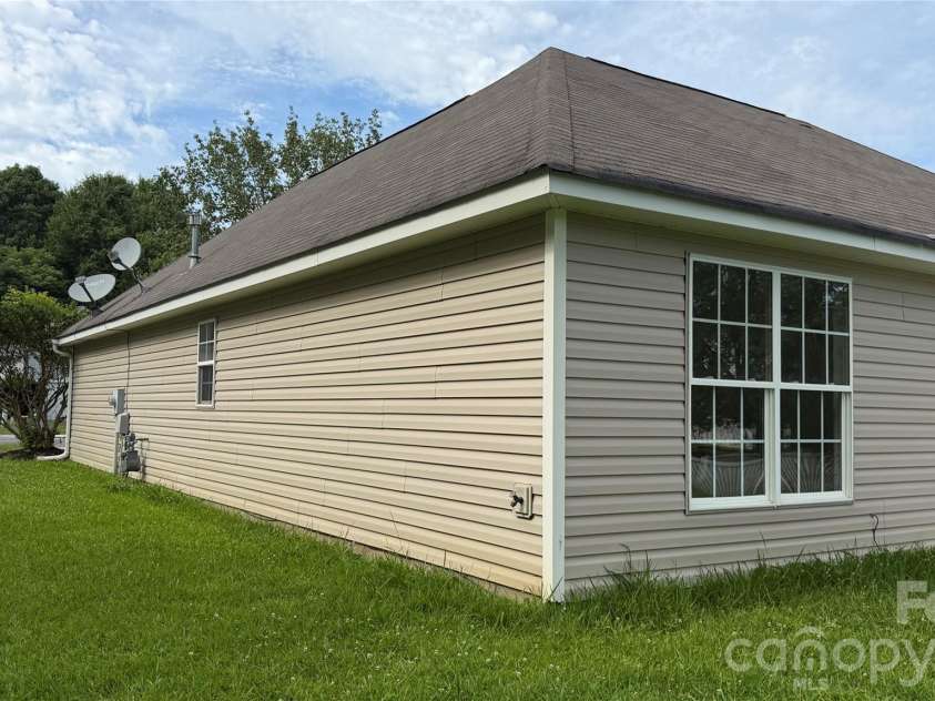 1005 LadyBank Court, Indian Trail, NC 28079.  MLS# CAR4320578, YatesRealty ID 35072. Back of house view