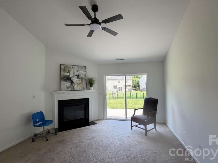 1005 LadyBank Court, Indian Trail, NC 28079.  MLS# CAR4320578, YatesRealty ID 35072. Family Room view from kitchen
