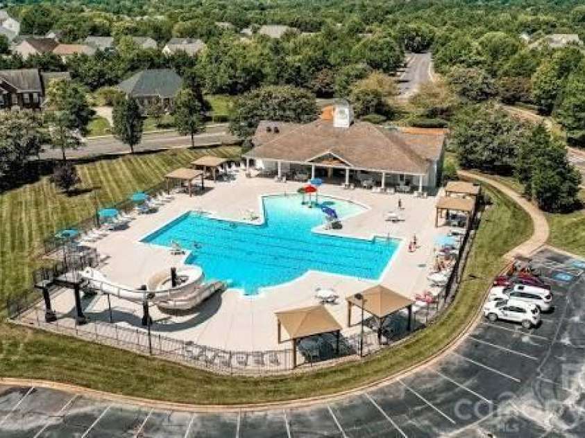 1005 LadyBank Court, Indian Trail, NC 28079.  MLS# CAR4320578, YatesRealty ID 35072. Recreation Pool View