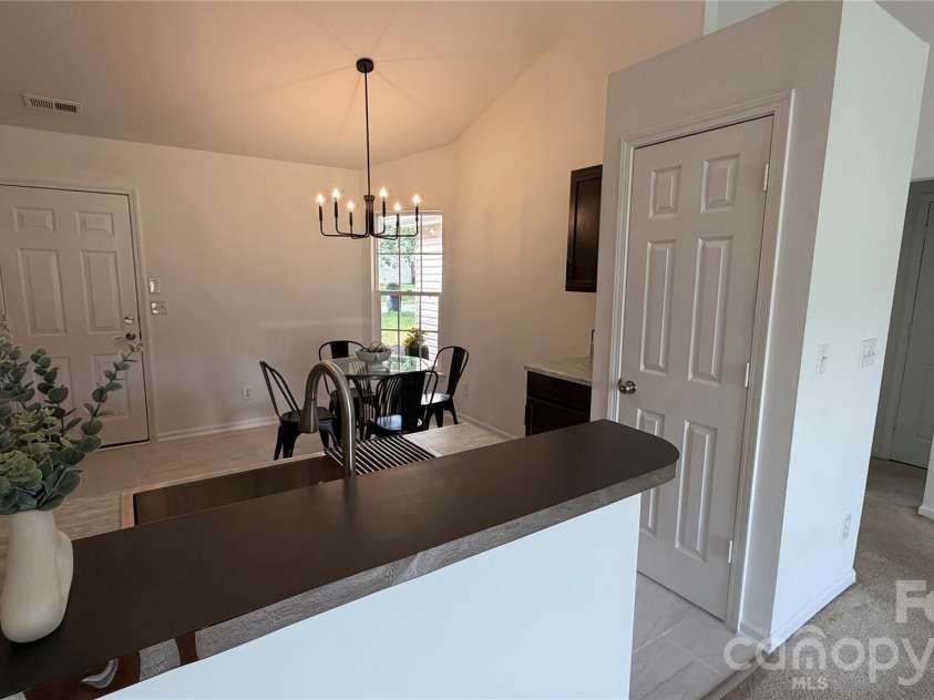 1005 LadyBank Court, Indian Trail, NC 28079.  MLS# CAR4320578, YatesRealty ID 35072. View from Family Room