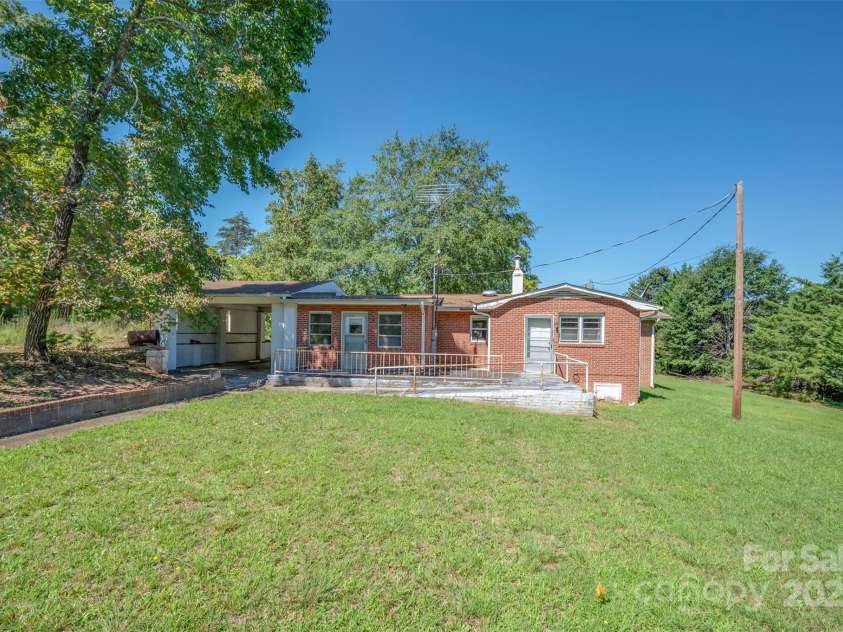 188 Academy Street, Spindale, NC 28160.  MLS# CAR4296251, YatesRealty ID 35079. Large Backyard with Patio