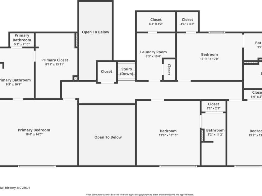 226 20th Avenue Place, Hickory, NC 28601.  MLS# CAR4398256, YatesRealty ID 35084. Floor 2