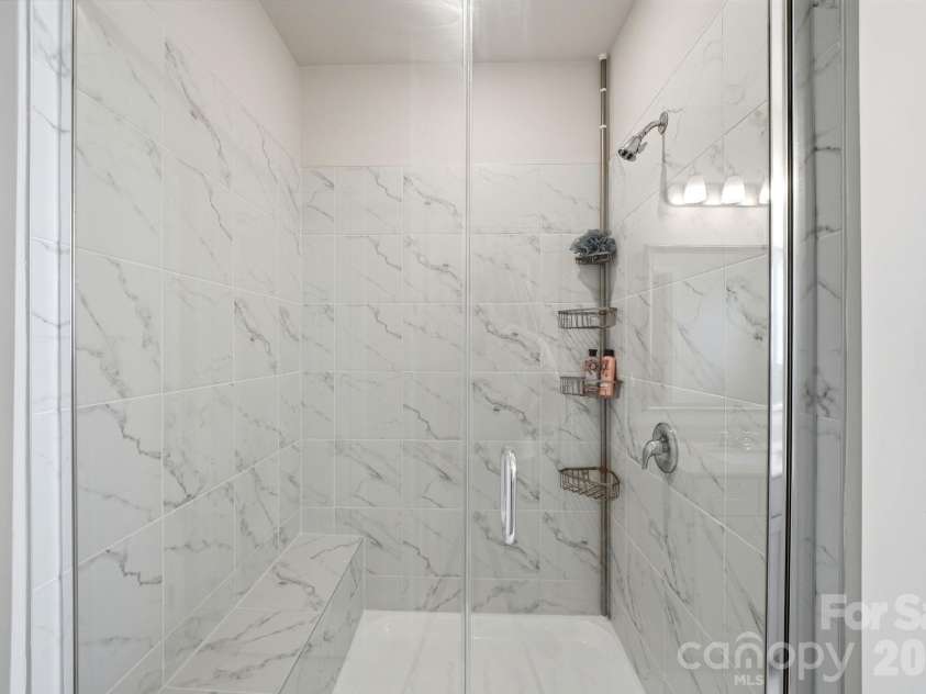 1943 Plath Top Road, Rock Hill, SC 29732.  MLS# CAR4398720, YatesRealty ID 35086. Large shower with bench