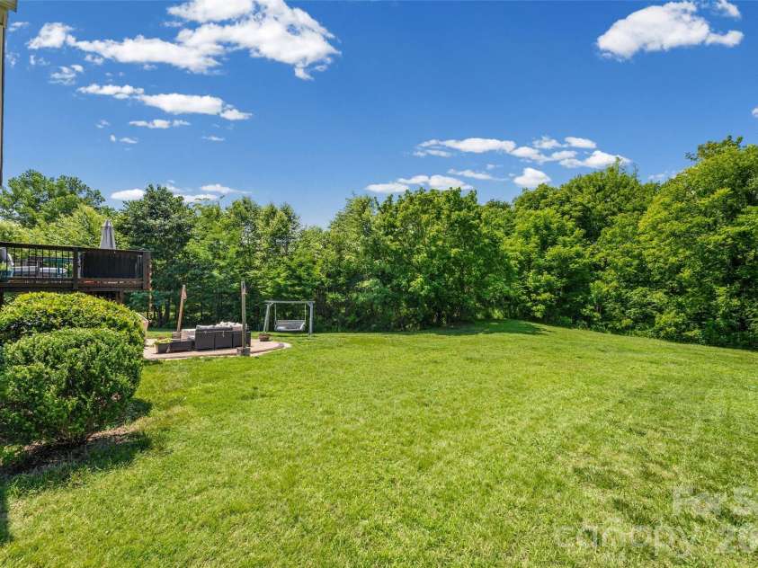 8477 Whitworth Avenue, Harrisburg, NC 28075.  MLS# CAR4399268, YatesRealty ID 35095. Back yard