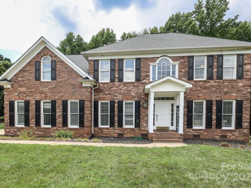 3015 Rochester Court, Monroe, NC 28110.  MLS# CAR4275936, YatesRealty ID 35102. Front