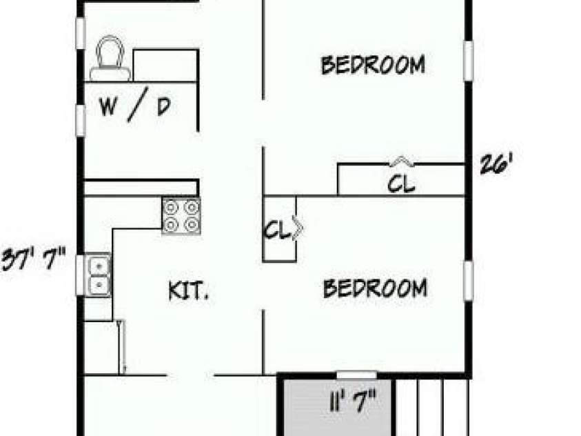 1320 Tom Fox Street, Morganton, NC 28655.  MLS# CAR4397352, YatesRealty ID 35105. Floor Plan