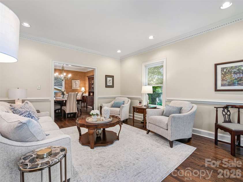 1005 Windsor Drive, Asheville, NC 28803.  MLS# CAR4399959, YatesRealty ID 35109. Formal Living Room