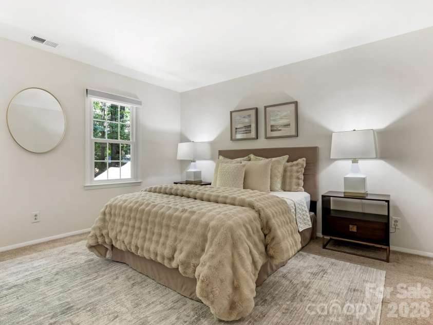 9020 Nolley Court, Charlotte, NC 28270.  MLS# CAR4411665, YatesRealty ID 35113. Primary Bedroom