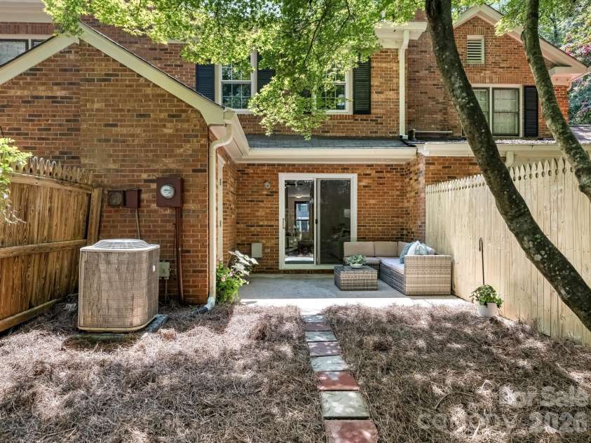 9020 Nolley Court, Charlotte, NC 28270.  MLS# CAR4411665, YatesRealty ID 35113. Rear elevation