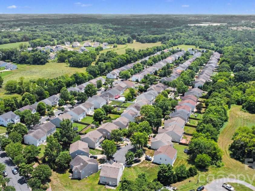 5654 Hammermill Drive, Harrisburg, NC 28075.  MLS# CAR4390875, YatesRealty ID 35116. Aerial view