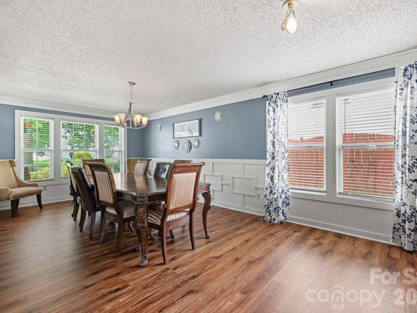 5654 Hammermill Drive, Harrisburg, NC 28075.  MLS# CAR4390875, YatesRealty ID 35116. Dining room