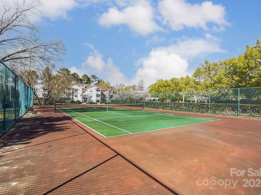 11941 Ridgeway Park Drive, Charlotte, NC 28277.  MLS# CAR4239345, YatesRealty ID 35124. Tennis Court