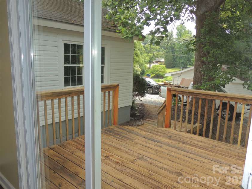 1002 Main Street, Rutherfordton, NC 28139.  MLS# CAR4398133, YatesRealty ID 35132. Deck View